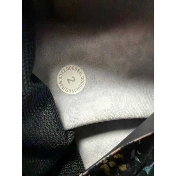 Lululemon Fast and Free High-Rise Crop 23" Floral Spray Leggings Size 2 - Picture 5 of 7